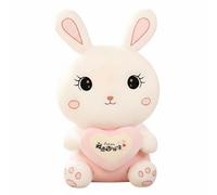 Coniglio peluche abbraccio cuore, cuscino carino, regalo per ragazze