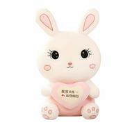Coniglio peluche abbraccio cuore, cuscino carino, regalo per ragazze