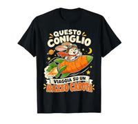 Coniglio Pilota su Razzo Carota nello Spazio Maglietta