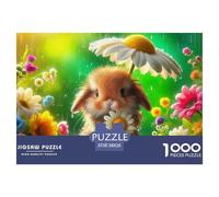 Coniglio Puzzle Impossible 1000 Pezzi Decorazione Per La Casa. Giochi Rilassamento E Intelligence Per Adulti E Bambini Da 12 Anni 38x26cm/1000pcs