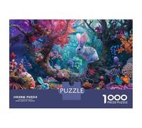 Coniglio Puzzles 1000 Pezzi In Coniglio Cartone Di Alta Qualità, Un Busta Di Puzzle A Rompicapo Per Art-terapia, Ideale Per Attività Per Giorni Di Pioggia, Regalo Per La Pensione 70x50cm/1000pcs