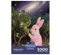 Coniglio rosa 1000 Piece Puzzle Games for Adults Educational Games Jigsaw Puzzle Pet carino Home Decors for The Whole Family 70x50cm/1000pcs