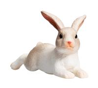 Coniglio Sdraiato Wildlife Figura Giocattolo 6 CM Lunghezza Ca Mojo Fun 387142