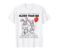 Coniglio So Che Il Mio Migliore Amico è più Vecchio di Me Qualcuno Maglietta