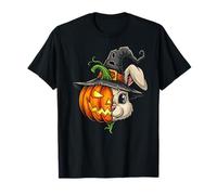 Coniglio Zucca Jack O Lanterna Halloween Bambini Uomo Donna Maglietta