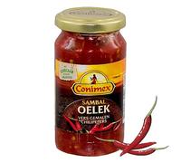 Conimex Sambal Oelek, Pasta Indonesiana al Peperoncino, Salsa, Spezie, Piccante, 375g