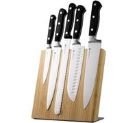 Coninx Ceppo Magnetico In Bambù Senza Coltelli 23 x 22 cm | Organizza I Tuoi Coltelli Da Cucina In Modo Sicuro Con Un Elegante Supporto Magnetico In Bambù