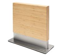 Coninx Porta Coltelli da Cucina Magnetico | Ceppo Coltelli Vuoto Doppio Lato Magnetico | Blocco con Calamita Magnetica Rivestita in Legno di Bambù | Supporto Coltelli | Portacoltelli universale