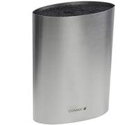 Coninx Saporo Ceppo Coltelli Vuoto Inox - Porta Coltelli Cucina Acciaio Inox - Blocco Coltelli Universale - Design Moderno Salvaspazio - Supporto Coltelli 12 Lame - 6.4 x 22 x 16.5 cm