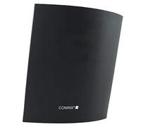 Coninx Viro Ceppo Coltelli Vuoto Nero - Ceppo Coltelli Universale da Cucina - Porta Coltelli Salvaspazio - Design Moderno - Interno in Fibre di Plastica - 18.5 x 25.5 cm - Senza Coltelli