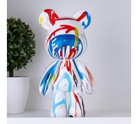Coniuty, statua a forma di orso in resina, decorazione artistica per casa, ufficio, soggiorno, camera da letto, libreria, mobile TV, scrivania, motivo Modern Decor