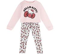 Conjunto sportivo Hello Kitty in cotone per bambini, set comodo e morbido per l'uso quotidiano/Abbigliamento sportivo per bambini di Hello Kitty/Taglia 10 anni