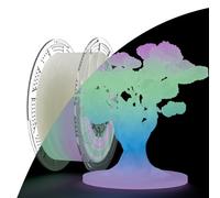 Conjure Glow in the Dark PLA 3D Printer Filament, Change White to Rainbow Multicolour PLA Filament 1.75mm 1KG/2.2LB Filament Works for most 3D Printers