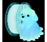 Conjure Glow in the Dark PLA 3D Printer Filament, Change White to Rainbow Multicolour PLA Filament 1.75mm 1KG/2.2LB Filament Works for most 3D Printers