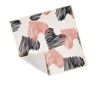 Conjuring - Beauty planner pieghevole in tessuto con chiusura per identità e scomparti multipli, sottile, da viaggio, per palestra, ufficio, Linea Amore, As the pic show