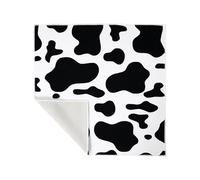 Conjuring - Beauty planner pieghevole in tessuto con chiusura per identità e scomparti multipli, sottile, da viaggio, per palestra, ufficio, Motivo mucca, As the pic show