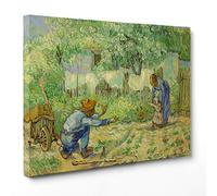 ConKrea - Quadro su Tela Canvas - INTELAIATO - Pronto da Appendere - First Steps - Primi Passi per Van Gogh 30x40cm - Senza Cornice - (cod.2643)