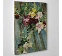 ConKrea Quadro su Tela Canvas - INTELAIATO - Pronto da Appendere - Giovanni Boldini - Arte Macchiaioli- 50x70cm - Senza Cornice - (cod.386)