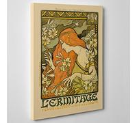 ConKrea Quadro su Tela Canvas - INTELAIATO - Pronto da Appendere - Toulouse Lautrec - Pubblicitˆ Advertising Vintage - Stile Liberty - Art Nouveau boh_mien - 30x40cm - Senza Cornice - (cod.203)