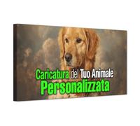 ConKrea Ritratto Caricatura Cane Gatto stile Nobile 70x30cm