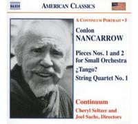 Conlon Nancarrow Pieces Nos. 1 and 2 for Small Orchestra (Continuum) (CD) Album