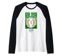Conmebol - eredità calcistica della Bolivia Maglia con Maniche Raglan