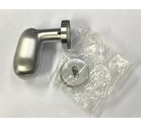 CONMETALL - MANIGLIA POMOLO UOVO Q8 CROMO SATINATO