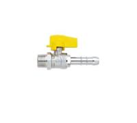 Conmetall - VALVOLA per Gas A Sfera Dritta con PORTAGOMMA Lungo 1/2"
