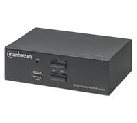 Manhattan Switch KVM DisplayPort 1.2 a 2 porte 4K con Audio
