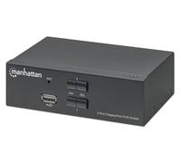 Manhattan Switch KVM 153546 - DisplayPort 1.2 2 porte 4K@60Hz con audio