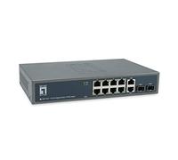LevelOne GEP-1221 switch di rete Non gestito Gigabit Ethernet (10/100/1000) Supporto Power over Ethernet (PoE) Nero