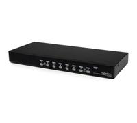 Conmutatore KVM StarTech.com SV831DUSBU 8 Porte USB VGA 1U Rack Nero