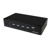 Conmutatore KVM USB 3.0 DisplayPort 4 Porte 4K Ultra HD 3840x2160 30Hz Nero