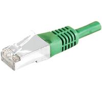 CONNECT 0.30 m Rame/Alluminio RJ45 Cat.5e F/UTP Cavo Patch - Verde