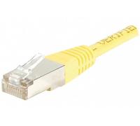 CONNECT 0,30 m Rame RJ45 Cat.5e F/UTP Cavo Patch, Colore: Giallo