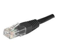 CONNECT 0,50 m Rame/Alluminio RJ45 Cat.6 U/UTP Cavo Patch, Colore: Nero
