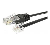CONNECT 1 m RJ-11/RJ-45 Cavo telefonico - Nero