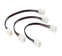 Lampa 73649 Connect-2, Connettori con prolunga per Strisce a LED RGB, Set 3 pz