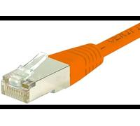 CONNECT 20 m Full Rame RJ45 Cat.6 S/FTP Cavo Patch, Colore: Arancione