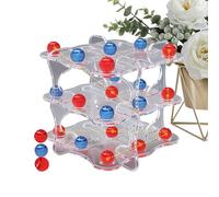 Connect 3 Ball Game - Gioco Di Da Tavolo 3D Per E Adulti, Puzzle Di Palla Connect Verticale E Orizzontale | Gioco Di Società Di Viaggio Educativo Per Casa, Scuola, Dormitorio S
