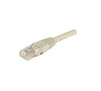 CONNECT 3 M Rame/Alluminio RJ45 Cat.5e U/UTP Cavo Patch, Colore: Grigio