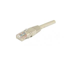 CONNECT 3 M Rame/Alluminio RJ45 Cat.5e U/UTP Cavo Patch, Colore: Grigio