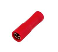 Connect 30134 4.8 mm a Femmina Isolato, Colore: Rosso (Confezione da 100)