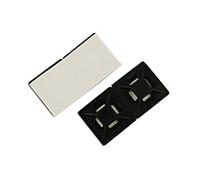 Connect 30344 Natural Cable Tie Self-Adhesive Mounts 22mm 100pc