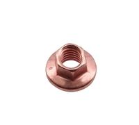 Connect 30742 Copper Flashed Nut Flanged & Self Locking M8 x 1.25 x 10mm Hex 5pc