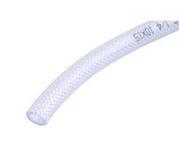 Connect 30884 Clear PVC Braided Tubing 6mm ID 30m
