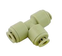 Connect 31080 - Confezione da 10 raccordi a T, Applicazione a Pressione, 1/4"