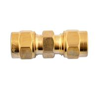 Connect 31180 Brass Straight Coupling 5/16" 10pc
