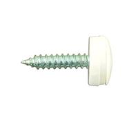 Connect 31538 Self Tapping Screws 8 x 3/4" White Cap 100pc