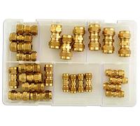 Connect 31879 - Giunti assortiti in ottone, confezione da 25 pezzi